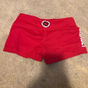 Savage barbell red shorts size medium